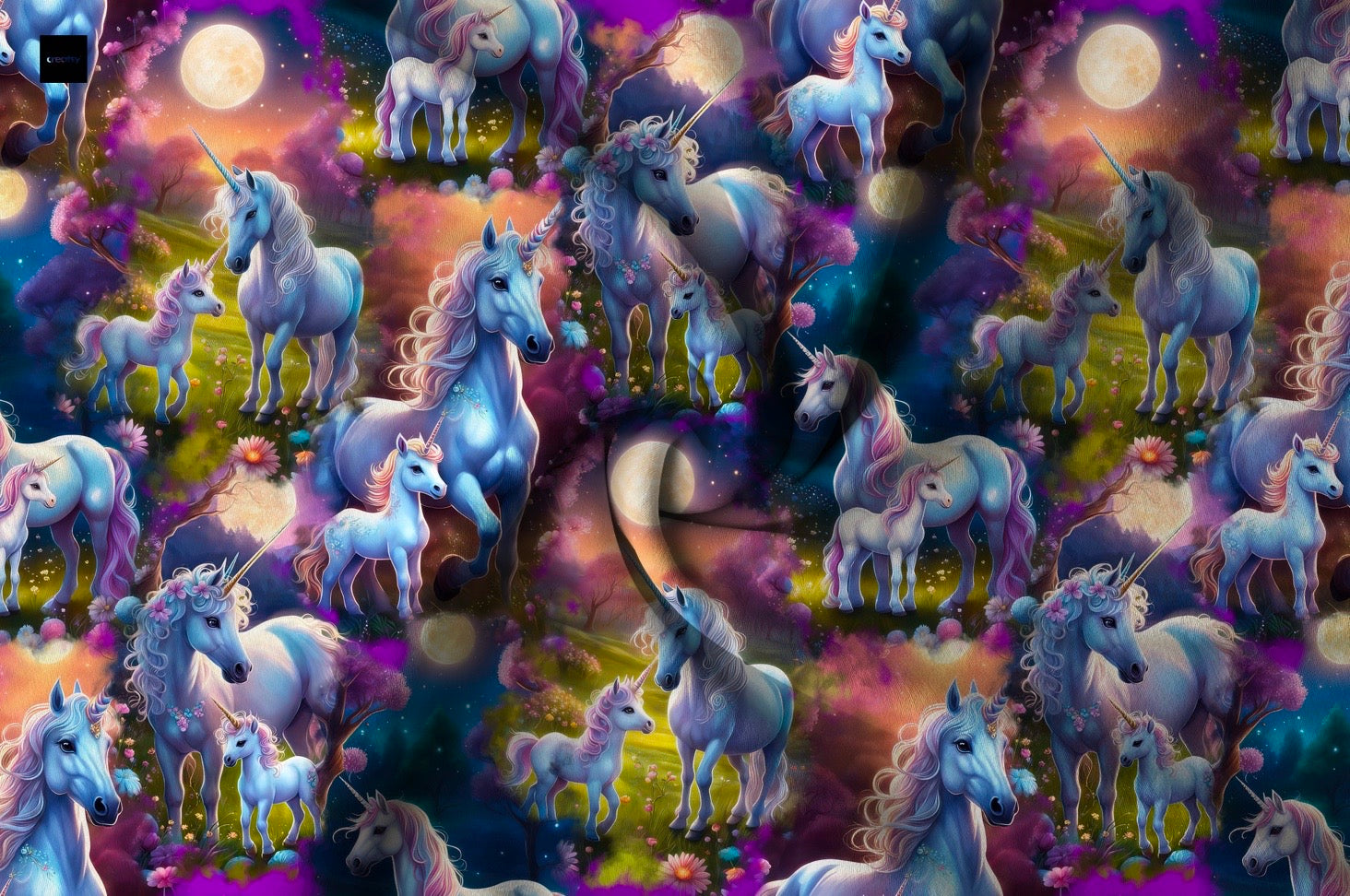 Einhorn Stoff Aktuelle Vorbestellung